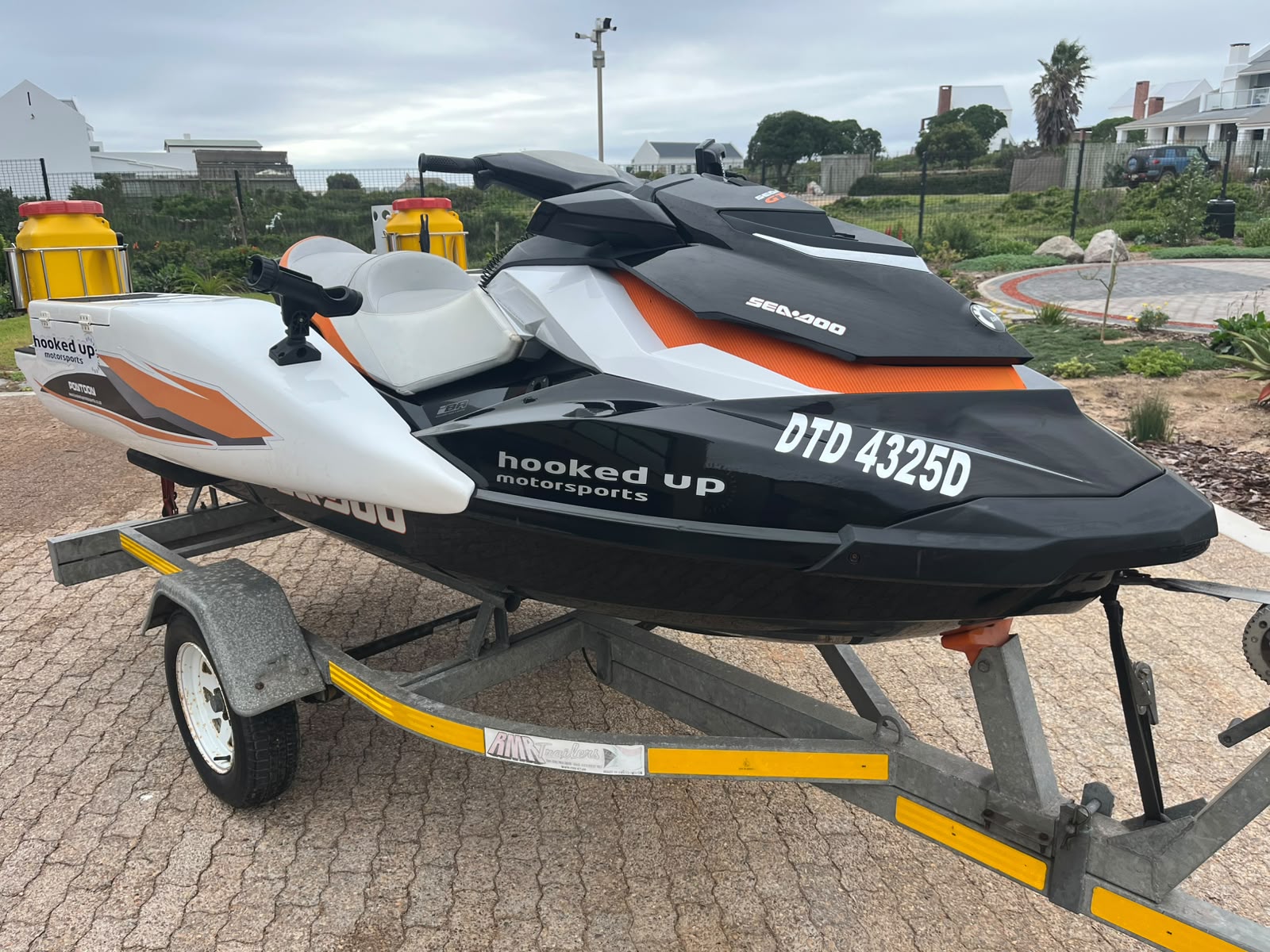 155 GTi SEADOO JETSKI ON TRAILER
