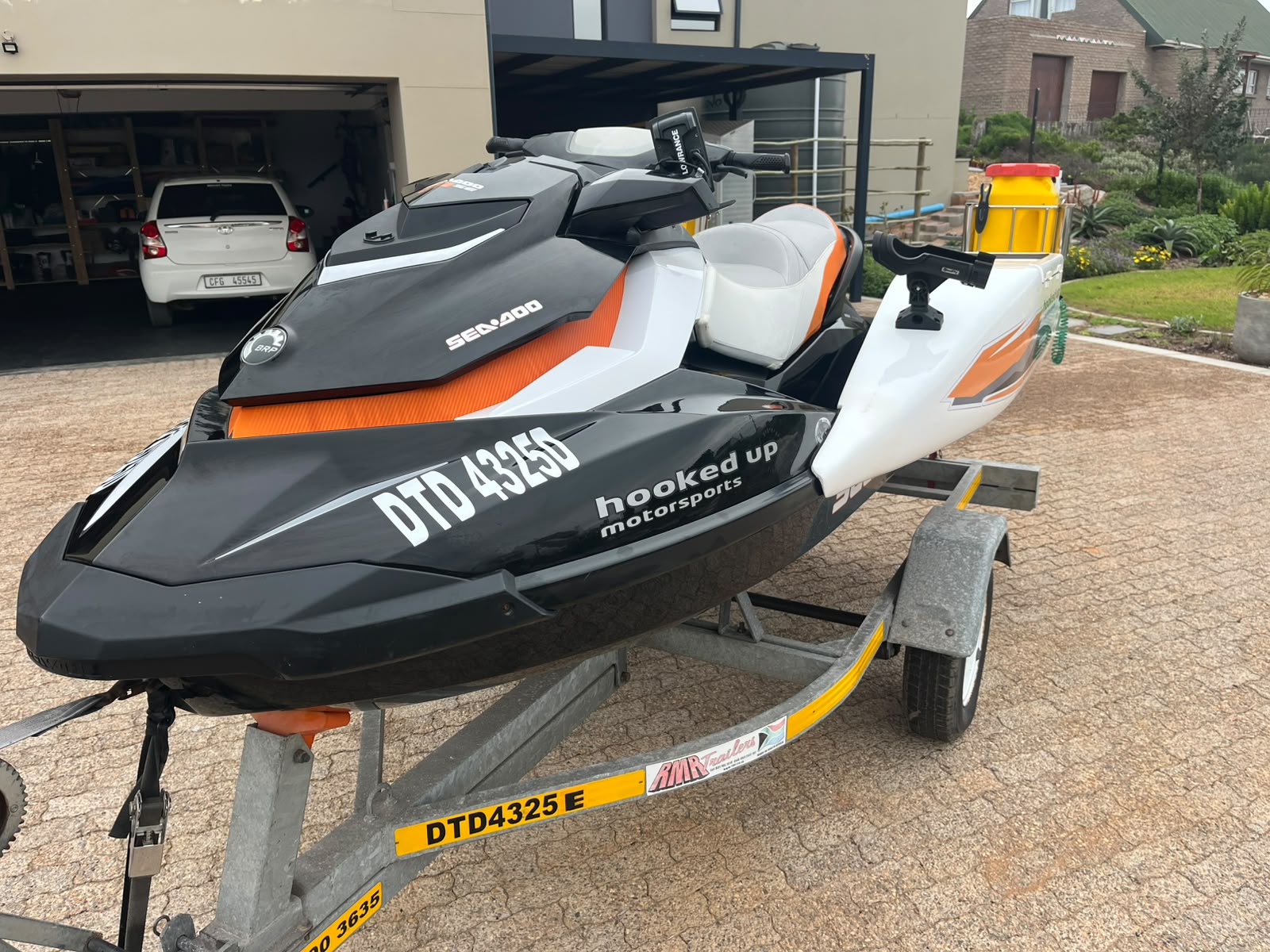 155 GTi SEADOO JETSKI ON TRAILER - Image 8
